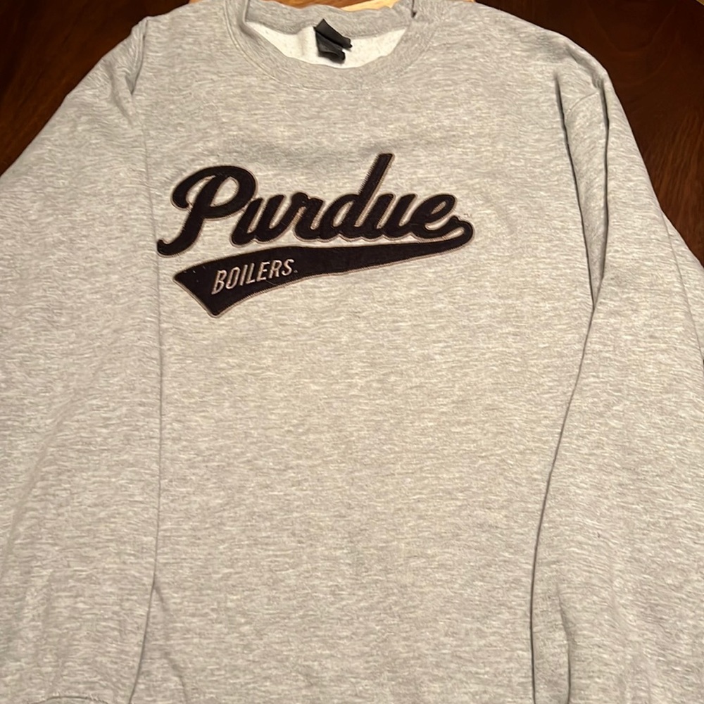 Purdue University Grey Crewneck Sweatshirt